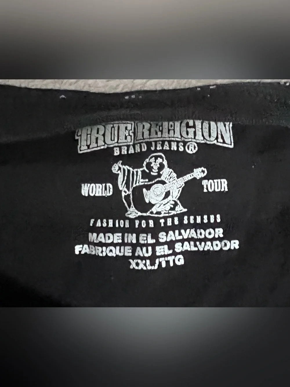 True Religion All Over Print Tee XXL Black